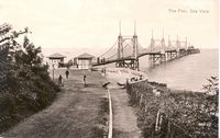 Picture of Entrance to Seaview Pier c1910